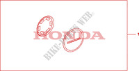 CRANKCASE COVER PEARL COOL WHITE for Honda CBF 1000 F ABS 98HP 2011