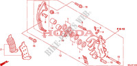 L. FRONT BRAKE CALIPER(CB F1000FA/FS/FT) for Honda CBF 1000 F ABS 98HP 2011