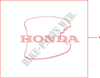 MAT SET 35 L TOP BOX for Honda CBF 1000 F 2010