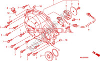 RIGHT CRANKCASE COVER for Honda CBF 1000 F ABS TS 2011