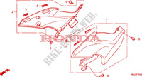 SIDE COVERS for Honda CBF 1000 F ABS 98HP 2011