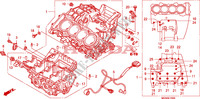 CRANKCASE for Honda CBF 600 NAKED ABS 34HP 2010