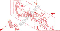 FRONT BRAKE CALIPER (L.) (CBF600SA/NA) for Honda CBF 600 FAIRING ABS 34HP 2010