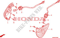 FRONT INDICATOR (CBF600S/SA) for Honda CBF 600 FAIRING ABS 2010