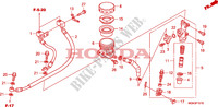 REAR BRAKE MASTER CYLINDER (CBF600SA/NA) for Honda CBF 600 FAIRING ABS 34HP 2010