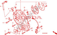 RIGHT CRANKCASE COVER for Honda CBF 600 FAIRING ABS 34HP 2010