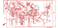 CARBURETOR (XR600RF/RG/RH) for Honda XR 600 R 1985
