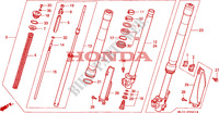 FRONT FORK (CR500RS/RT/RV) for Honda CR 500 R 1997