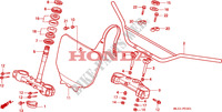 HANDLE PIPE/TOP BRIDGE/ STEERING STEM (CR500RS) for Honda CR 500 R 1995