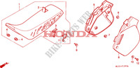 SEAT/SIDE COVER (CR500RM ) for Honda CR 500 R 1996