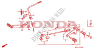 BRAKE PEDAL for Honda CBR 600 F 50HP 1988