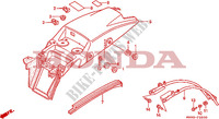 REAR FENDER for Honda DOMINATOR 650 NX 1988