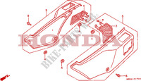 SIDE COVERS for Honda DOMINATOR 650 NX 27HP 1988