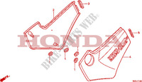 SIDE COVERS for Honda NTV 650 1991