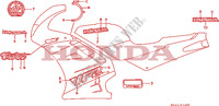 STRIPE/MARK (1) (VFR750FL/FM CM) for Honda VFR 750 1991