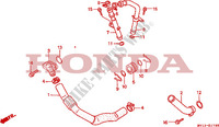 WATER HOSE for Honda AFRICA TWIN 750 1990