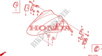 FRONT FENDER for Honda CBR 600 F2 1991