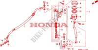 REAR BRAKE MASTER CYLINDER for Honda CBR 600 F 1995