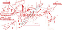 STRIPE (CBR600FN/2N) for Honda CBR 600 F 27HP 1992