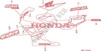 STRIPE/MARK (3) for Honda CBR 900 RR 1994