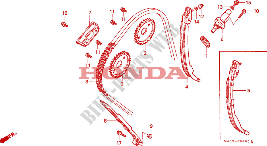 CAM CHAIN   TENSIONER for Honda CBR 900 FIREBLADE 1992