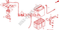 BATTERY for Honda SEVEN FIFTY 750 27HP 1992