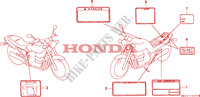 CAUTION LABEL (CB750) for Honda CB 750 NIGHTHAWK 1991