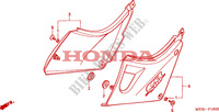 SIDE COVERS for Honda CB 500 S 34HP 2002