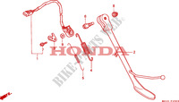 SIDE STAND for Honda 1500 F6C 1999