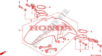 FRONT FENDER for Honda BIG ONE 1000 50HP 1993