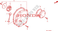 RIGHT CRANKCASE COVER for Honda BIG ONE 1000 50HP 1993