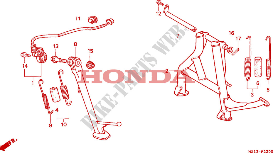 STAND for Honda BIG ONE 1000 1994
