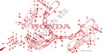EXHAUST MUFFLER for Honda CBR 1000 DUAL CBS 1993