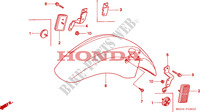 FRONT FENDER for Honda CBR 1000 DUAL CBS 1993