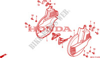 FRONT DISC COVER for Honda GL 1500 GOLD WING SE 20éme anniversaire 1995