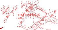 EXHAUST MUFFLER for Honda SHADOW 750 50HP 1995