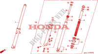FRONT FORK for Honda SHADOW 750 1993