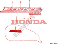 MARK (2) for Honda VF 750 MAGNA 1997