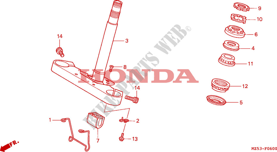 STEERING DAMPER for Honda SHADOW 750 34HP 1994