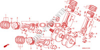 CRANKSHAFT for Honda SHADOW 750 2000