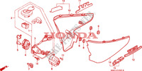 SIDE COVERS for Honda STEED 400 1997
