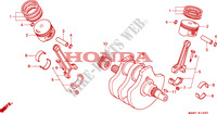 CRANKSHAFT for Honda VLX SHADOW 600 2 TONE 1999