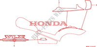 MARK (3) for Honda SHADOW 600 VLX DELUXE 1998