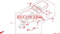 SEAT (2) for Honda VLX SHADOW 600 1999