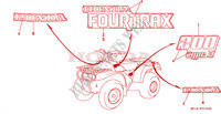MARK (TRX200D)('92,'93) for Honda FOURTRAX 200 D 1993