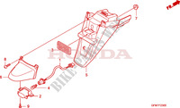 REAR FENDER for Honda LEAD 110 2012