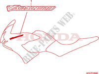 STICKERS for Honda 125 VARADERO DE LUXE 2009