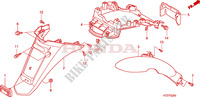 REAR FENDER for Honda PES 150 INJECTION 2008