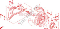 REAR WHEEL   SWINGARM for Honda PES 125 INJECTION 2008