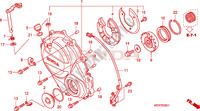 CLUTCH COVER (CBF600S8/SA8/N8/NA8) for Honda CBF 600 NAKED 34HP 2008